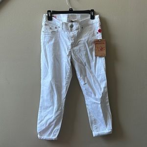 True Religion White Jeans, Size 30, New With Tags